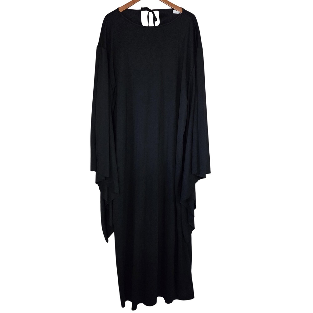 Fun World Robe Mens One Size Black Hooded Cowl Costume Cloak Halloween